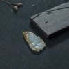 缅甸天然糯种俏色翡翠吊坠-红掌柜