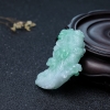 飘翠翡翠白菜吊坠-红掌柜