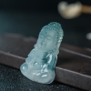 冰种翡翠宝宝佛吊坠-红掌柜