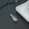 冰种翡翠福豆吊坠-红掌柜