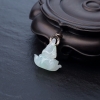 天然糯冰种浅绿翡翠佛吊坠-红掌柜
