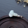 18K金镶天然糯冰种翡翠佛吊坠-红掌柜