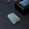 糯种俏色翡翠吊坠-红掌柜