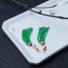 糯种翡翠耳坠-红掌柜