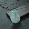 天然冰种飘翠翡翠童趣吊坠-红掌柜