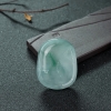 缅甸冰种飘翠翡翠童趣吊坠-红掌柜