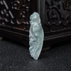 冰种浅绿翡翠鹦鹉吊坠-红掌柜