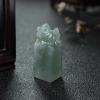 糯种翡翠貔貅印章-红掌柜