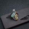 金镶钻糯冰种翡翠葫芦吊坠-红掌柜