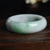 60mm糯种天然翡翠平安镯-红掌柜