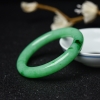 翠色翡翠圆镯-红掌柜