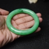 天然翡翠圆镯-红掌柜