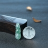 糯冰种浅绿翡翠吊坠-红掌柜