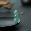 灰绿翡翠福豆吊坠-红掌柜
