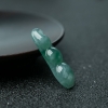 缅甸翡翠福豆吊坠-红掌柜