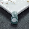 缅甸天然糯冰种翡翠葫芦吊坠-红掌柜