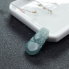 天然糯冰种翡翠葫芦吊坠-红掌柜