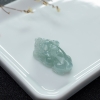 缅甸天然糯冰种翡翠貔貅吊坠-红掌柜