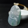 糯冰种天然翡翠观音吊坠-红掌柜
