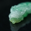 缅甸天然糯冰种浅绿翡翠吊坠-红掌柜