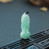 糯种浅绿翡翠观音挂坠-红掌柜