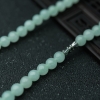 7.1mm缅甸糯冰种浅绿翡翠项链-红掌柜