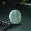 糯种翡翠年年有余吊坠-红掌柜