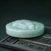 缅甸翡翠年年有余吊坠-红掌柜