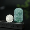 糯冰种翡翠马到功成吊坠-红掌柜
