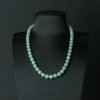 缅甸天然糯种苹果绿翡翠项链-红掌柜