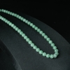 缅甸糯种苹果绿翡翠项链-红掌柜