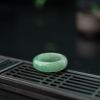 天然糯种飘翠翡翠戒指-红掌柜