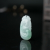 天然糯种飘翠翡翠如意吊坠-红掌柜