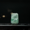 缅甸天然糯冰种飘翠翡翠子鼠吊坠-红掌柜