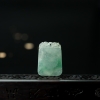 缅甸天然飘翠翡翠子鼠吊坠-红掌柜