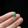 糯种翠绿翡翠戒面-红掌柜