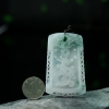 糯种翡翠辰龙吊坠-红掌柜