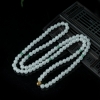 天然糯冰种翡翠108佛珠-红掌柜