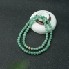 缅甸糯种苹果绿翡翠珠链-红掌柜