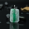 18K糯种天然翡翠福在眼前吊坠-红掌柜