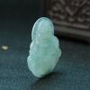 缅甸糯冰种晴水翡翠弥勒佛吊坠-红掌柜