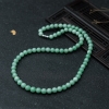 7mm糯种豆绿翡翠项链-红掌柜
