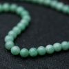 天然缅甸糯种豆绿翡翠项链-红掌柜
