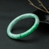 天然糯种飘翠翡翠手镯-红掌柜