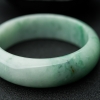 缅甸天然糯种翡翠手镯-红掌柜