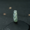 天然油青种晴水翡翠福豆吊坠-红掌柜