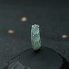 缅甸油青种晴水翡翠福豆吊坠-红掌柜