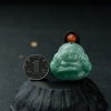 糯种飘翠翡翠吊坠-红掌柜