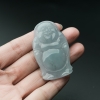 缅甸天然糯种紫罗兰翡翠吊坠-红掌柜