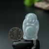 糯种紫罗兰翡翠吊坠-红掌柜